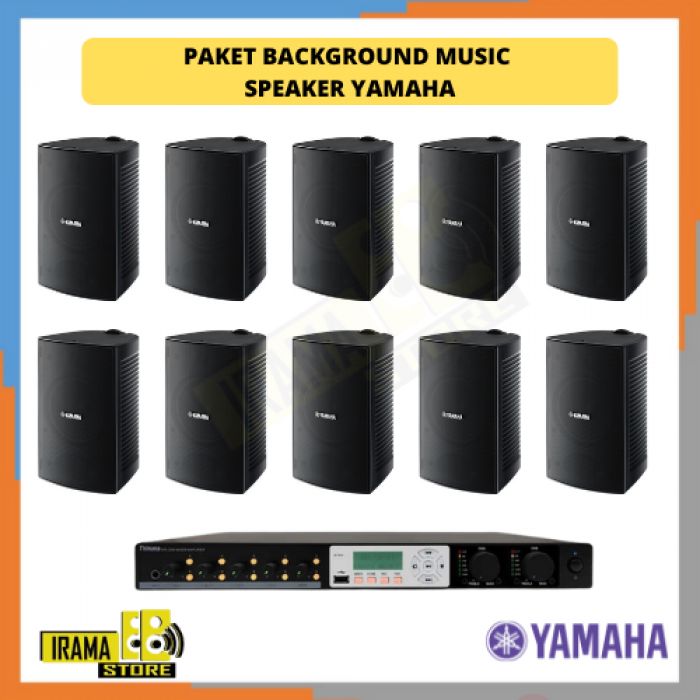 Paket Background Music Indoor Speaker Yamaha - 10 Speaker